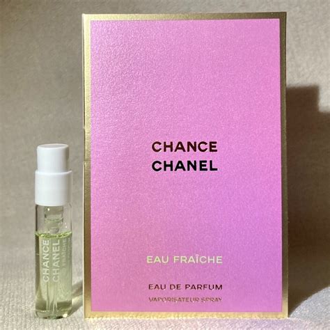 chanel au fraice|Chanel eau fraiche sample.